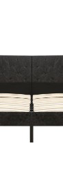 vidaXL Rama łóżka, czarna, tapicerowana tkaniną, 160 x 200 cm 280550-4