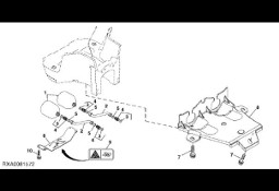 RE576625 John Deere 8345R - Akumulator hydrauliczny