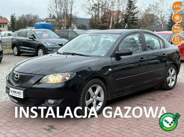 Mazda 3 I Zarejestrowany, Instalacja LPG, 2-komplety kół, Klima, Nowe opony-1