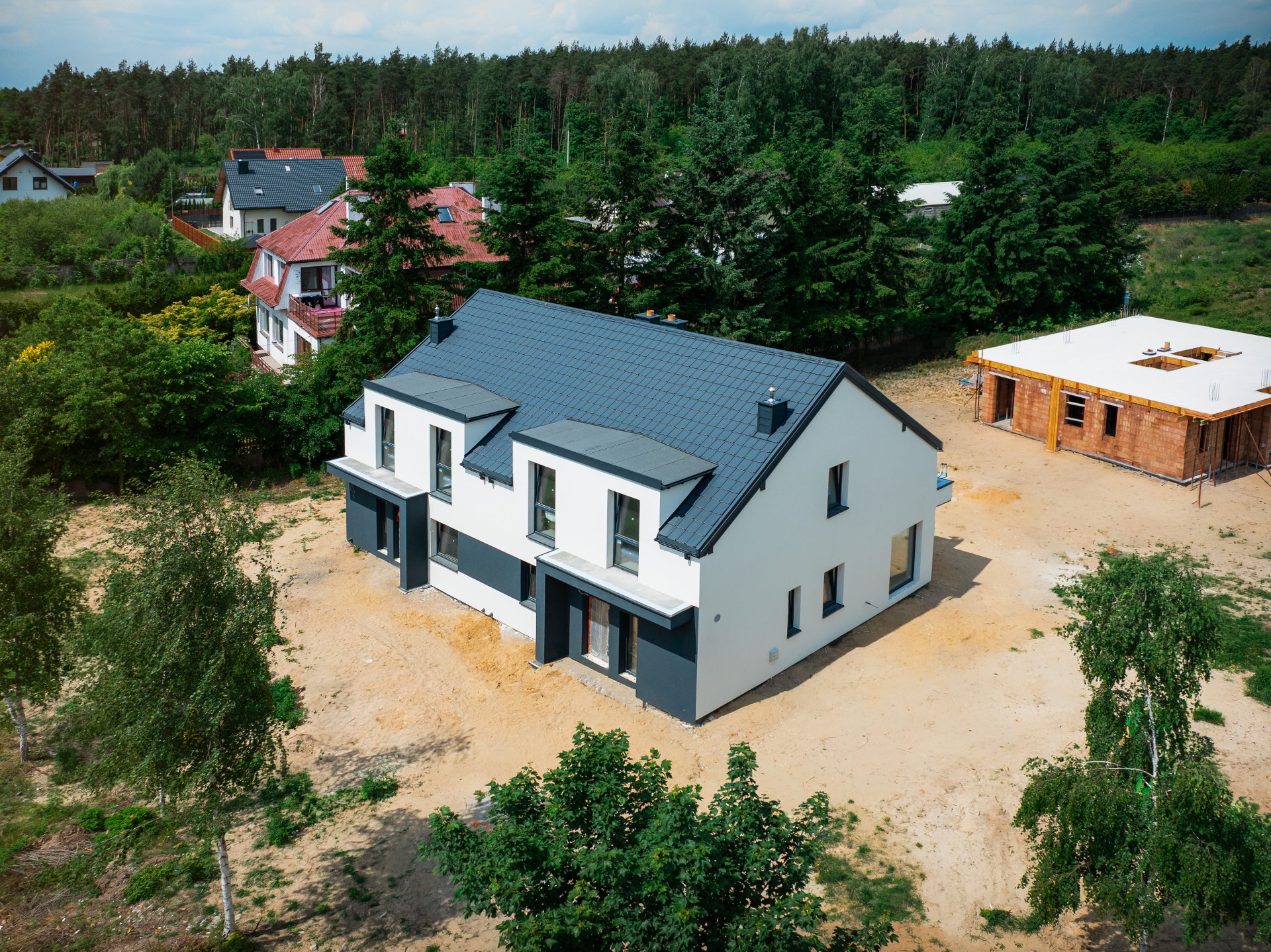 Nowoczesne domy w otulinie lasów blisko miasta - Krzywiec/Rąbień AB - Mehr