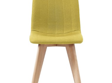 vidaXL Krzesła stołowe, 4 szt., żółte, tapicerowane tkaniną248227-1