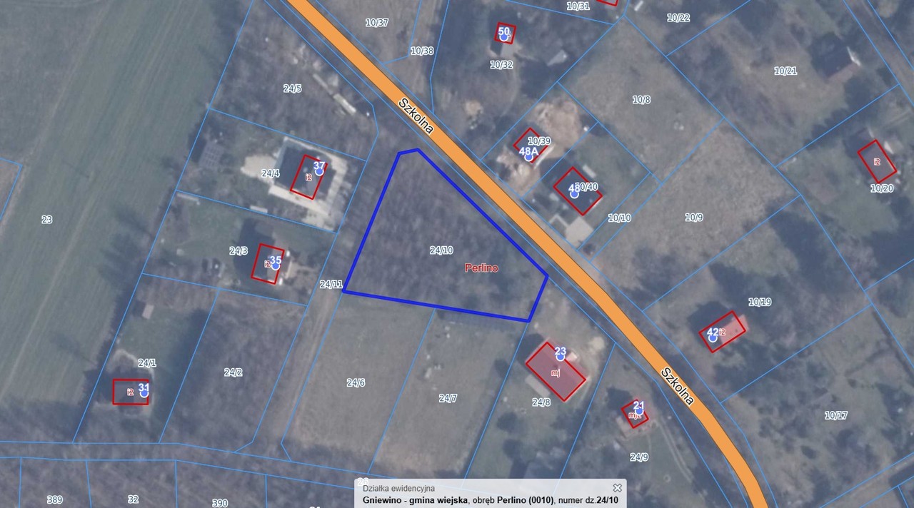 Perlino 1 700 m², działka budowlana pod miastem, cisza i spokój - Widok 3