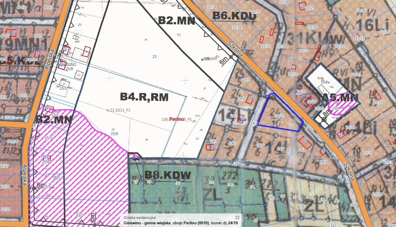Perlino 1 700 m², działka budowlana pod miastem, cisza i spokój - Widok 5