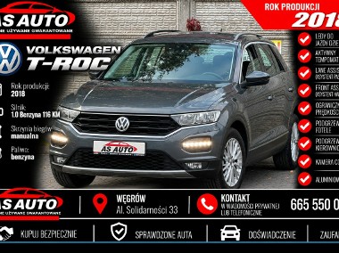 Volkswagen T-Roc 1.0T 116KM Kamera/AktywnyTempomat/Pod.Fotele/LaneAssist/PDC/Alu-1