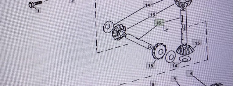 John Deere R83119/wał/John Deere 4555/4755/4955-1