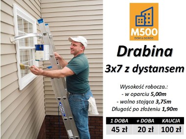 Wypożyczę DRABINĘ uniwersalną 5m 3x7 drabina lekka wynajmę wynajem-1