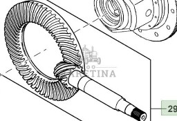John Deere 8360R Koło Talerzowe Wałek Atakujący Atak CZĘŚCI RE322632 RE576175
