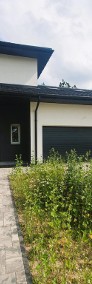 Bliźniak łączony garażami w zielonej okolicy-4