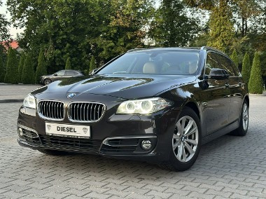 BMW SERIA 5 LCI F11 520d LIFT 2.0d 184KM Automat Navi iDrive Pdc Led Jasne wnętr-1