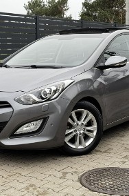 Hyundai i30 II Navi panorama podgrz. kierownica i fotele tempomat gwarancja przebie-2