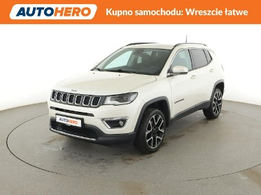 Jeep Compass II 4x4 automat półskóra panorama navi klima auto grzane fotele kamera-1