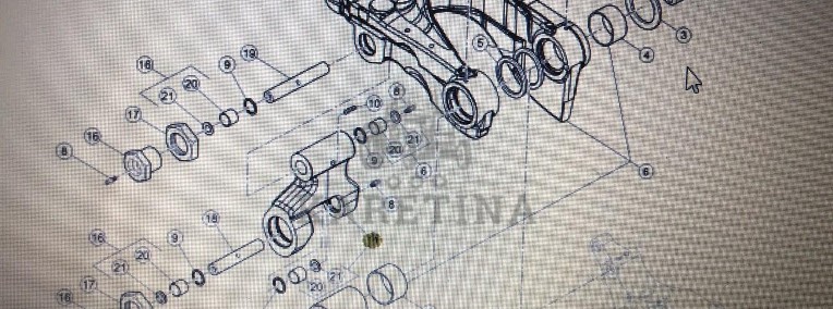 Wspornik Osi Przedniej - Claas Arion [0011327410] [0011584980] Nr kat. 0011327410-1