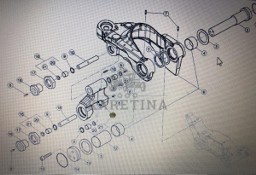 Wspornik Osi Przedniej - Claas Arion [0011327410] [0011584980] Nr kat. 0011327410