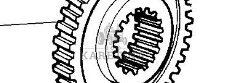 Massey Ferguson 3690 Koło Zębate Zębnik Skrzyni Biegów 48 zębów CZĘŚCI 3615823M1-1
