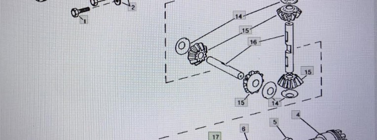 John Deere R83149/obudowa dyferencjału/John Deere 4555/4755/4955-1