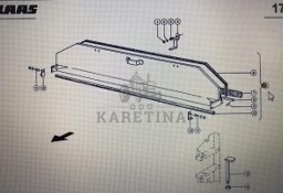 CLAAS 00 0734 303 2/Claas Lexion pokrywa bębna - 580 560-540 460-440 770-760 670-640