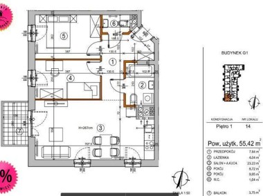 3 pok ood Dewelopera bez prowizji 55 M2 Rembertów-1