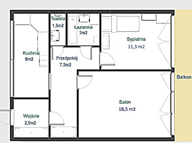 ROZKŁADOWE 2POK 52M3 MEDIA MIEJSKIE BALKON PIWNICA-1