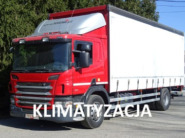 Scania P250 Euro 6 sypialna, firanka 18pal, winda, sprowadzony Scania P250 Euro6 sypialna firanka cen. smarowanie winda Nowe plande-1