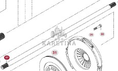 Valtra 8150 Skrzynia Biegów Wał Wałek Półoś CZĘŚCI V32003030