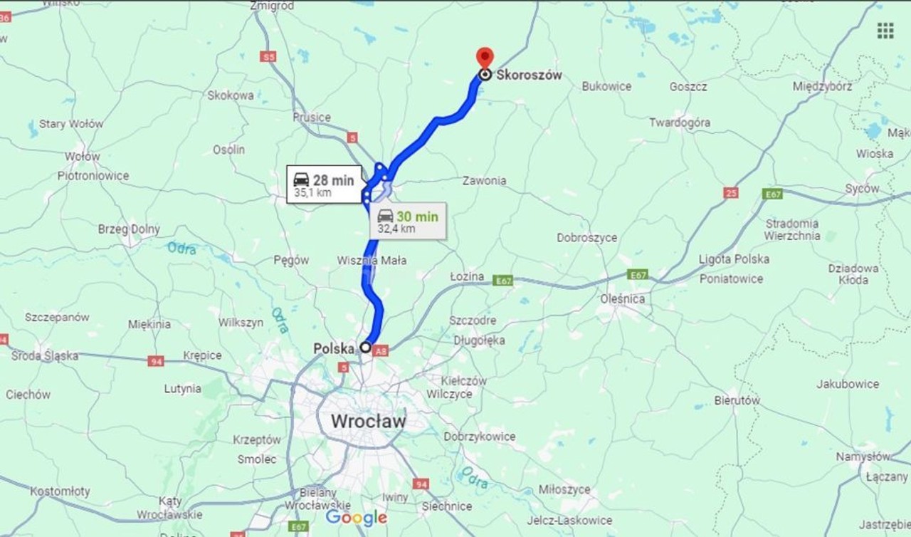 Działka budowlana blisko lasu Skoroszów Trzebnica - Mehr