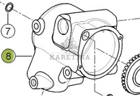 CLAAS Orbis 450 Obudowa Przekładni CZĘŚCI 0001505760 00 0150 576 0