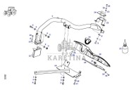 Fendt 828 Vario - pokrywa błotnika G931700050010 G931700050020