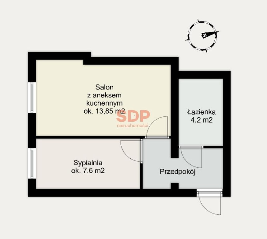Wyjątkowa inwestycja| 2 pokoje| Stare Miasto | media miejskie! - Widok 5