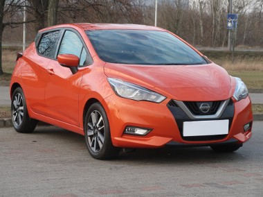 Nissan Micra IV , Salon Polska, Serwis ASO, Navi, Klimatronic, Tempomat,-1