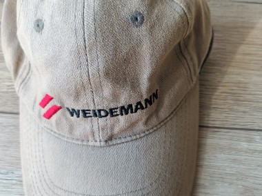 Nowa czapka z daszkiem Weidemann szara ma przebarwienia-1