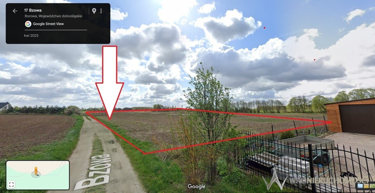 Działka budowlana z mediami| Borowa | 1077mkw - Widok 6