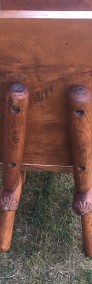 Krzesła drewniane solidne działka taras ogród-3