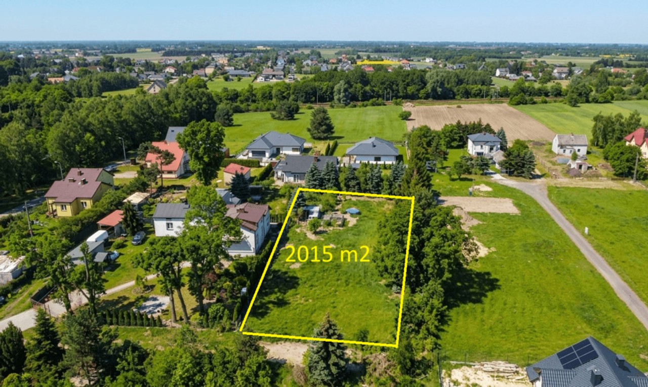 Działka budowlana 2015 m² | Bramki k. Błonia | MPZ, Błonie