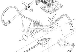New Holland T6010 T6070 Rurka 51455945