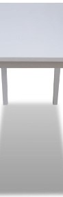 vidaXL Drewniany stolik barowy, biały 241701-3