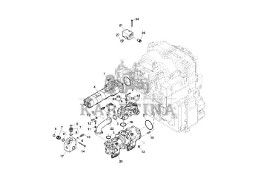 John Deere 9470RX - Pompa hydrauliczna RE579067 (Układ hydrauliczny)