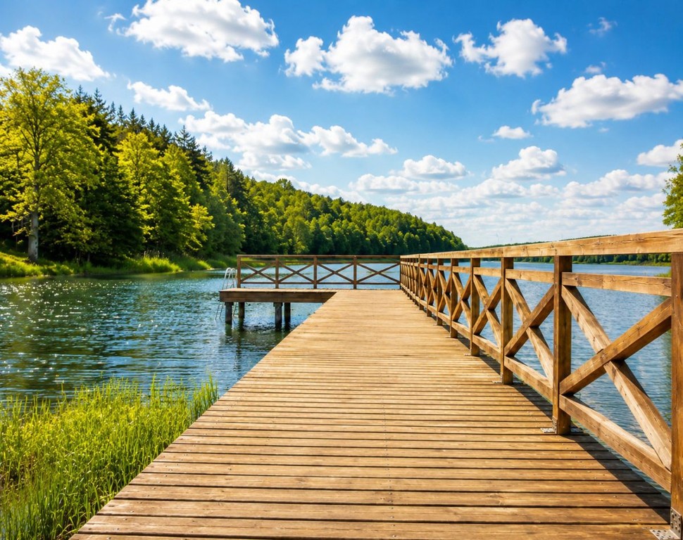 DOM NAD JEZIOREM NARIE | MAZURY - Widok 5