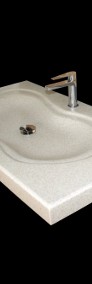 Unikatowa umywalka wygięta bezpośrednio z blatu kompozytowego-3
