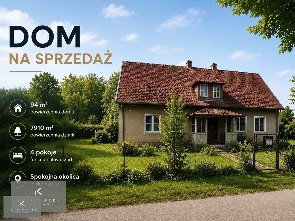 Dom z historią, przy lesie, 94 m², gmina Pokój - Widok 2