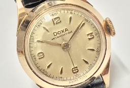 DOXA Złoty zegarek damski 14K 585 RETRO nakręcany VINTAGE