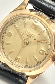 DOXA Złoty zegarek damski 14K 585 RETRO nakręcany VINTAGE-2