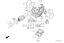 Claas Xerion 4000 - mechanizm róźnicowy dyferencjał - obudowa przekładni 0006279040