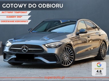 Mercedes-Benz Klasa C W205 220 d 4-Matic AMG 220 d 4M Pakiet AMG Premium + Zimowy + Pakiet Night-1