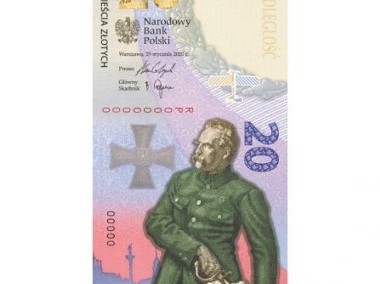 Banknot kolekcjonerski 20 złotych - Bitwa Warszawska. Stan UNC-1