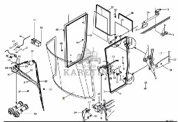 Krone Big M II - silnik wycieraczek 002204100