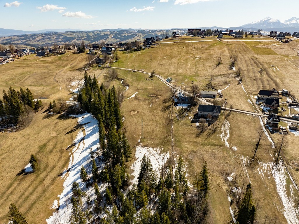 Sierockie - działka 5901 m² - WZtka 4 domy - Widok 2
