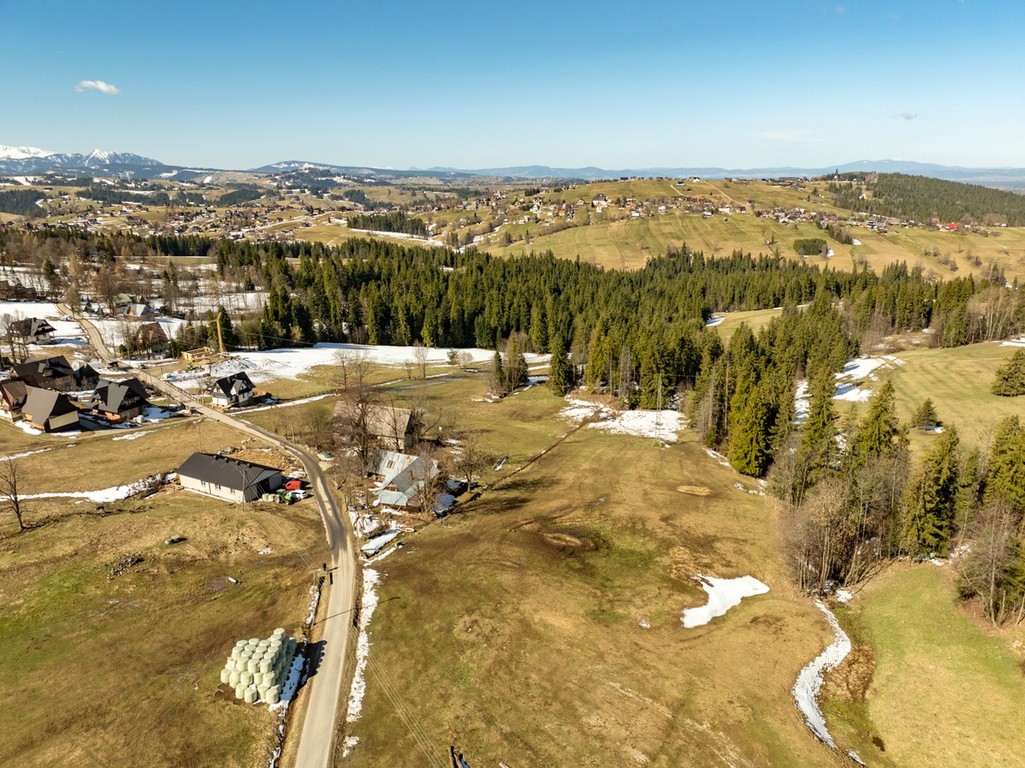 Sierockie - działka 5901 m² - WZtka 4 domy - Widok 6