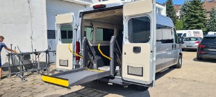 Fiat Ducato 2018 | 9 osób | Dla Niepełnosprawnych z Windą