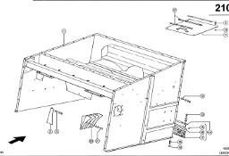 Claas Lexion 580 OBUDOWA WYRZUTU 0007528204 (Obudowa wyrzutu)
