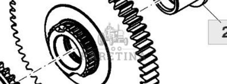 John Deere 8130 8230 8330 8430 8530 Bieg Koło Zębate Skrzyni Biegów IVT CZĘŚĆI R230257-1